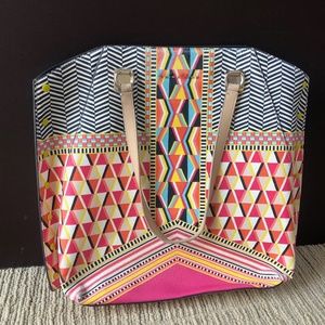 Trina Turk Colorful Geometric Tote